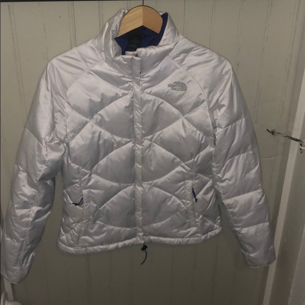 White Winter North Face Coat